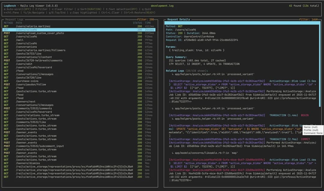 What's stopping you from reading your Rails logs like this in 2025?